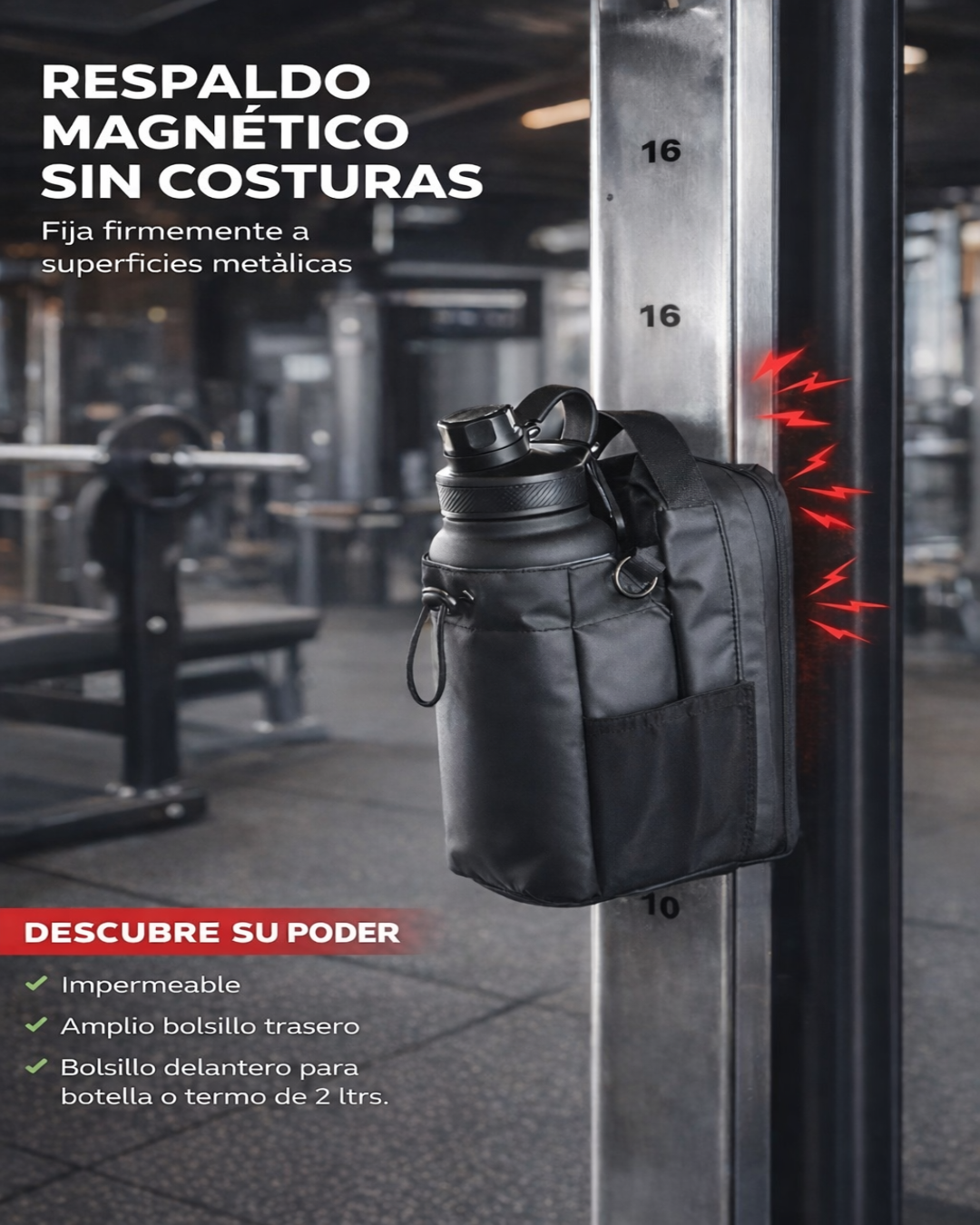 Lioren Grip™- bolso magnético para entrenamiento